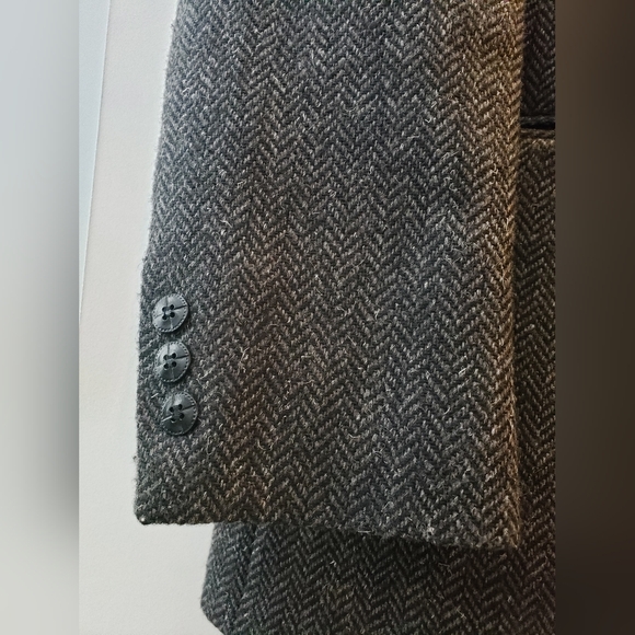 Cricketeer grey textured men's rustic suit jacket - Picture 3 of 12